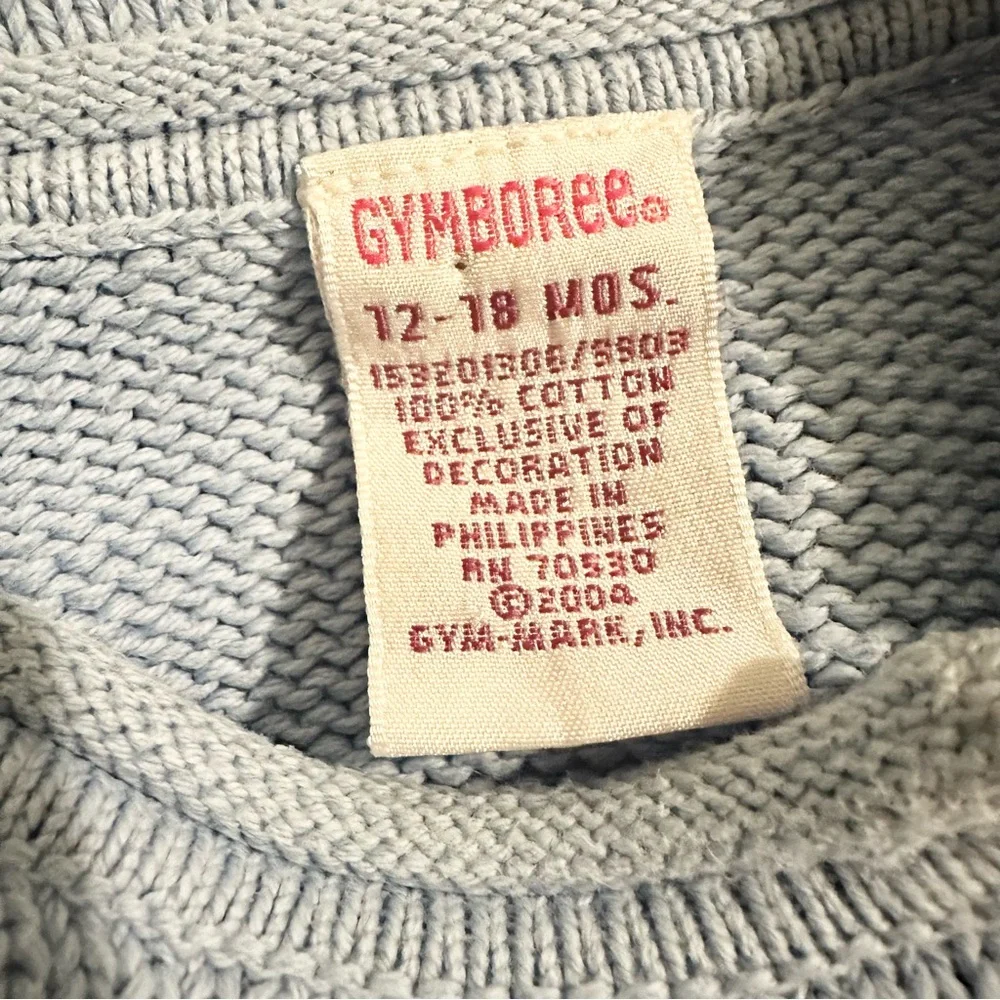 Gymboree Vintage 2004 Panda Club Line Pandamonium Panda Sweater size 12-18 month